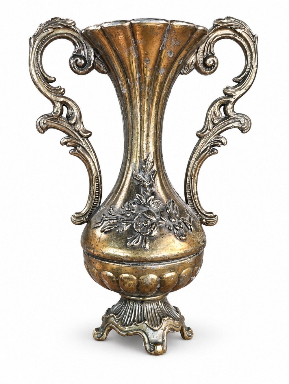 Vintage Italian Brass Mini Vase